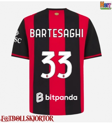 AC Milan Davide Bartesaghi #33 Hemmatröja 2026-27 Kortärmad